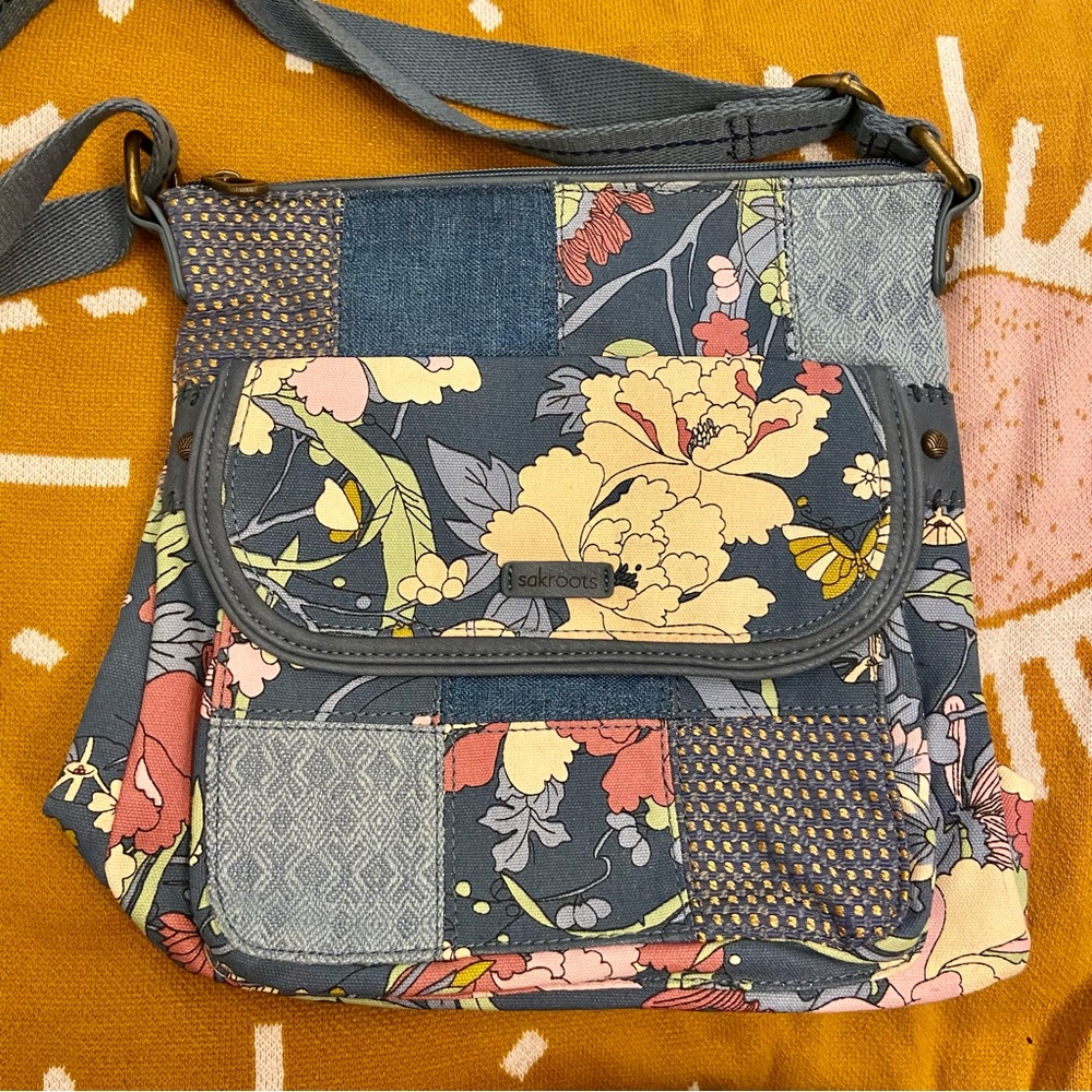 NWOT Sakroots Patchwork Crossbody Bag